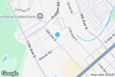 Map image of the property - 802 13th Ave S