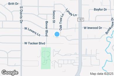 Map image of the property - 1008 W Lovers Ln