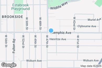 Map image of the property - 4601 Memphis Ave