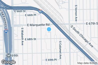 Map image of the property - 6732 S Prairie Ave