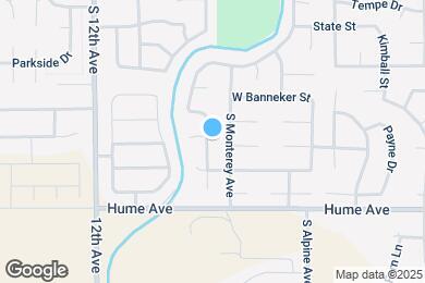 Map image of the property - 1373 Manor Ave