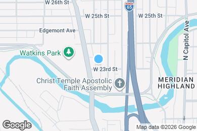 Map image of the property - 524 W 23rd St