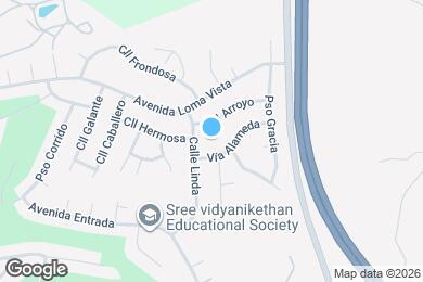 Map image of the property - 861 Via Alameda