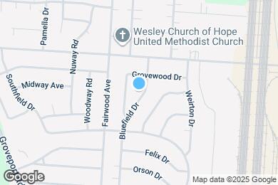 Map image of the property - 3049 Bluefield Dr