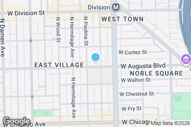 Map image of the property - 1644 W Augusta Blvd