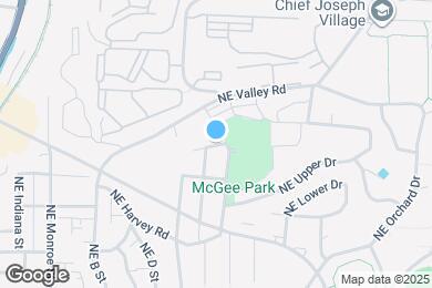 Map image of the property - 1310 NE Williams St