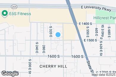 Map image of the property - 363 E 1500 S
