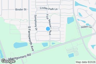 Map image of the property - 1033 Four Seasons Blvd