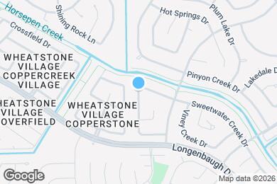 Map image of the property - 16110 Sweetwater Creek Dr