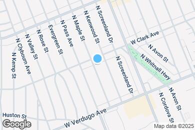 Map image of the property - 734 N Maple St