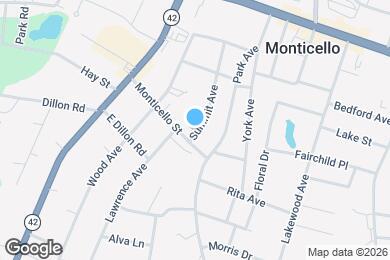 Map image of the property - 42 Summit Ave