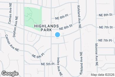 Map image of the property - 2815 NE 7th St