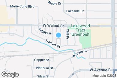 Map image of the property - 313 Rita Dr