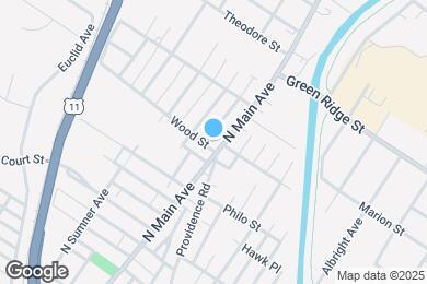 Map image of the property - 1357 N Main Ave