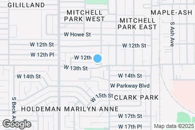 Map image of the property - 702 W 13th St