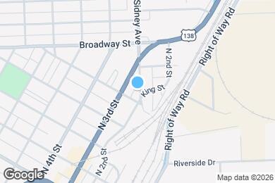 Map image of the property - 705 N 2nd St