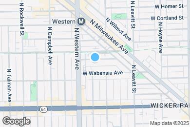 Map image of the property - 2333 W Saint Paul Ave