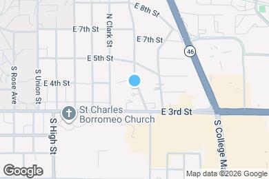 Map image of the property - 208 S Hillsdale Dr