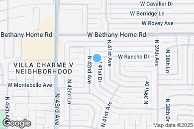 Map image of the property - 5746 N 41st Dr