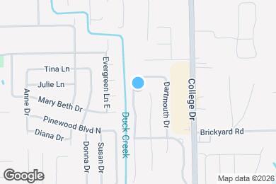 Map image of the property - 1773 Dartmouth Dr