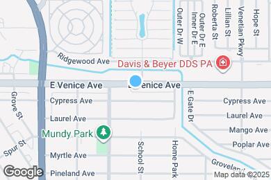 Map image of the property - 906 E Venice Ave