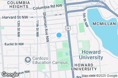 Map image of the property - 803 Euclid Street Northwest