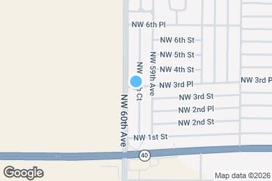 Map image of the property - 340 NW 59th Ct