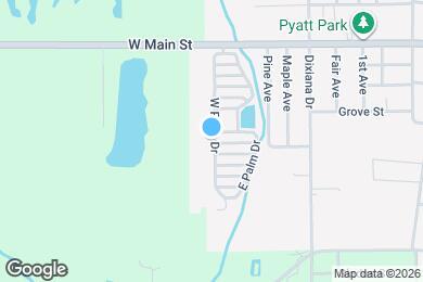 Map image of the property - 4637 W Palm Dr