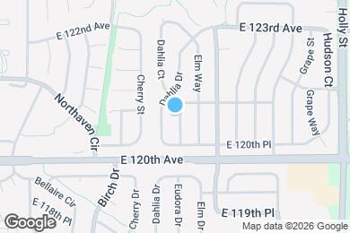 Map image of the property - 12073 Eudora Ct