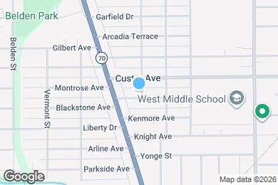 Map image of the property - 2004 Elmwood St