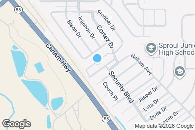 Map image of the property - 4041 Creek Legend View