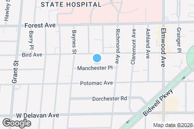 Map image of the property - 41 Manchester Pl