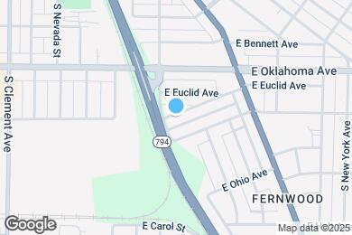 Map image of the property - 1837 E Hillcrest Ave