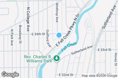 Map image of the property - 3346 E Fall Creek Pkwy N Dr