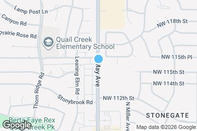 Map image of the property - 11520 N May Ave
