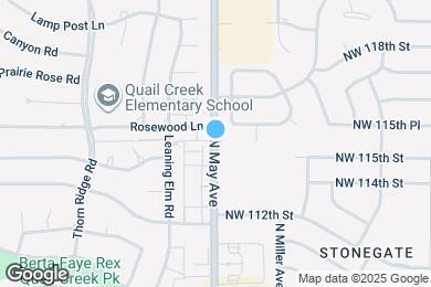 Map image of the property - 11540 N May Ave