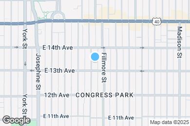 Map image of the property - 1326 Detroit St