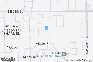 Map image of the property - 13110 NE 25th St