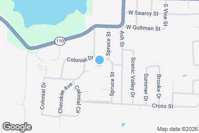 Map image of the property - 524 Cedar Cir