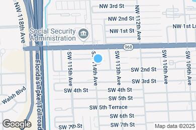 Map image of the property - 135 SW 114th Ave