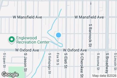 Map image of the property - 4032 S Fox St