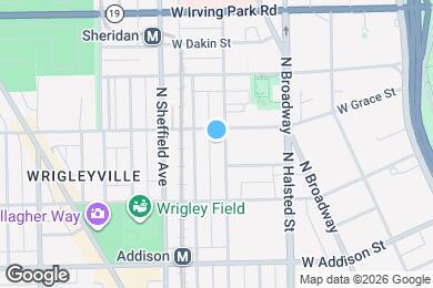 Map image of the property - 3754 N Fremont St