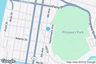 Map image of the property - 505 Washington St