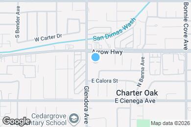 Map image of the property - 5132 N Glendora Ave