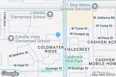 Map image of the property - 1416 S 115th Dr