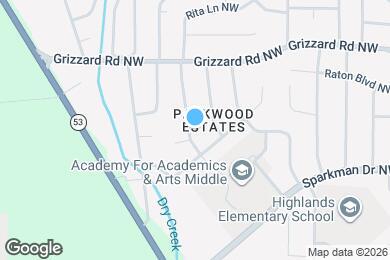 Map image of the property - 2604 Rita Ln NW