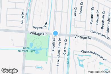 Map image of the property - 3872 E Loyola Dr