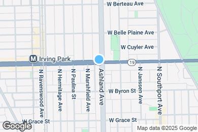 Map image of the property - 1607 W Irving Park Rd