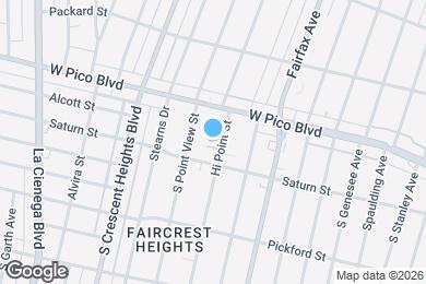 Map image of the property - 1437 Hi Point St