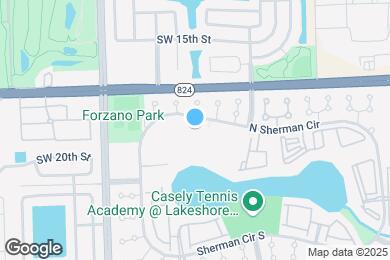 Map image of the property - 8610 N Sherman Cir